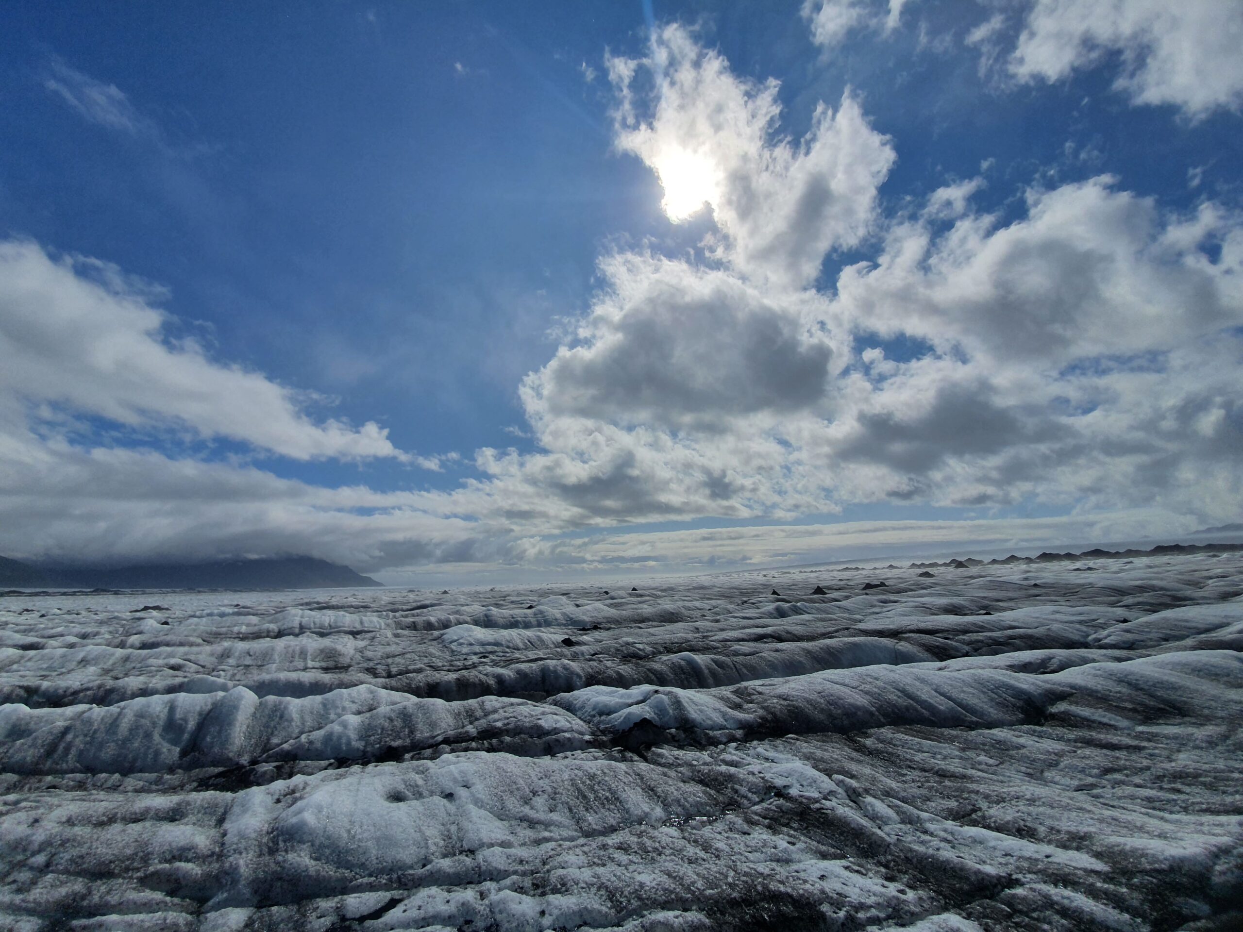 Glacier hikers