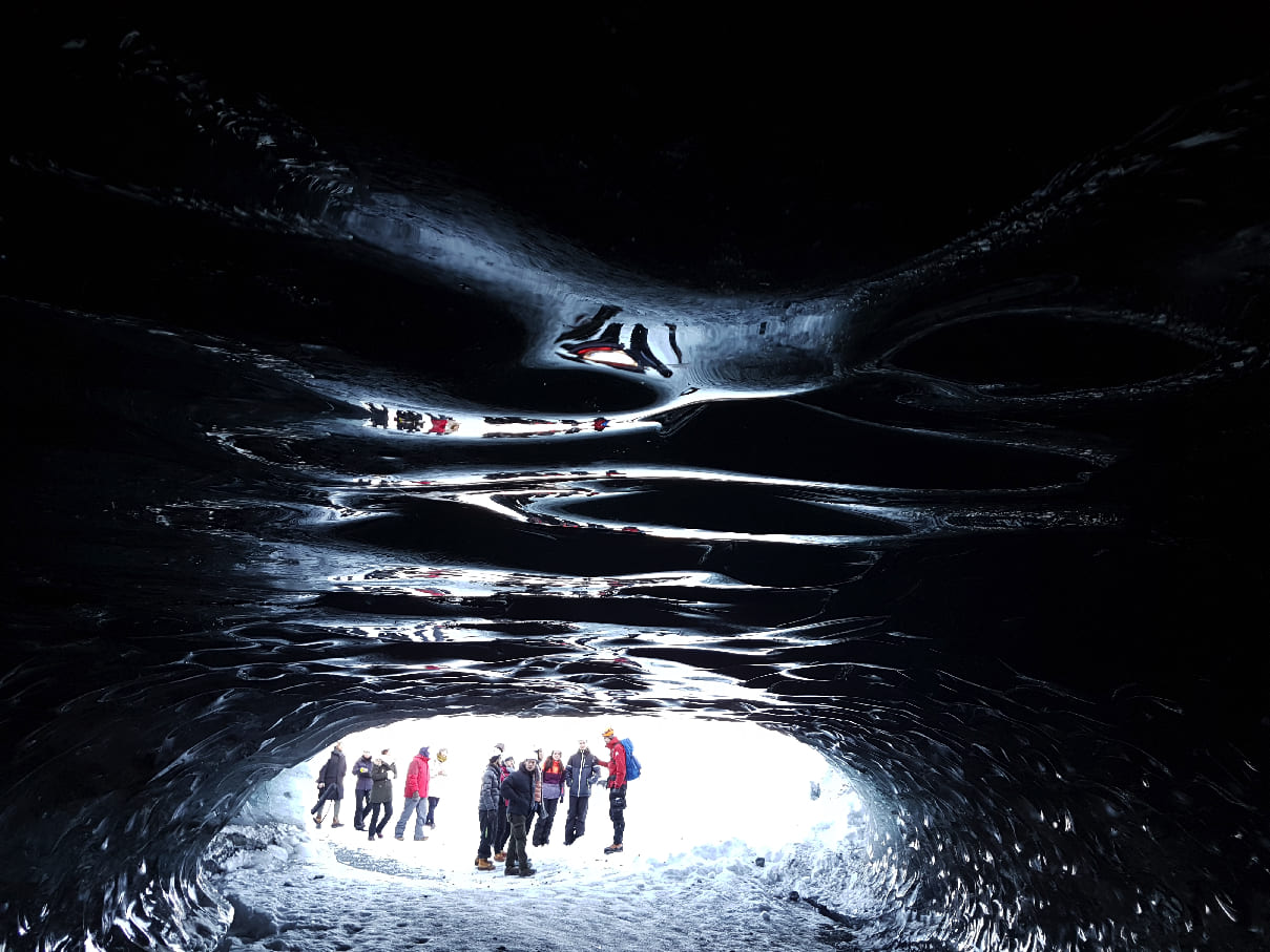 Mirroring Ice Cave