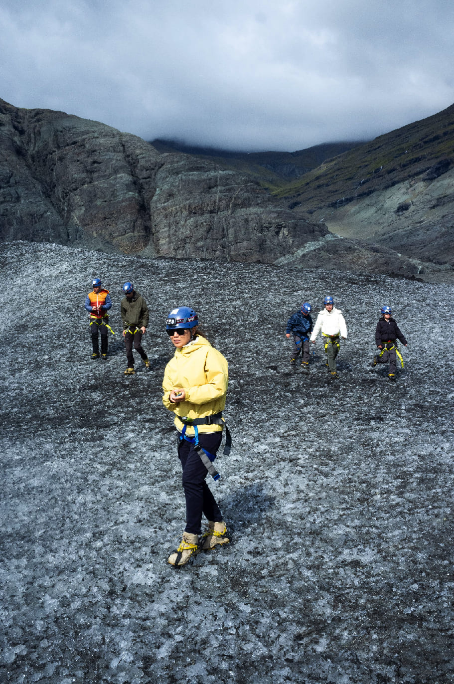 Ice Walk in Iceland