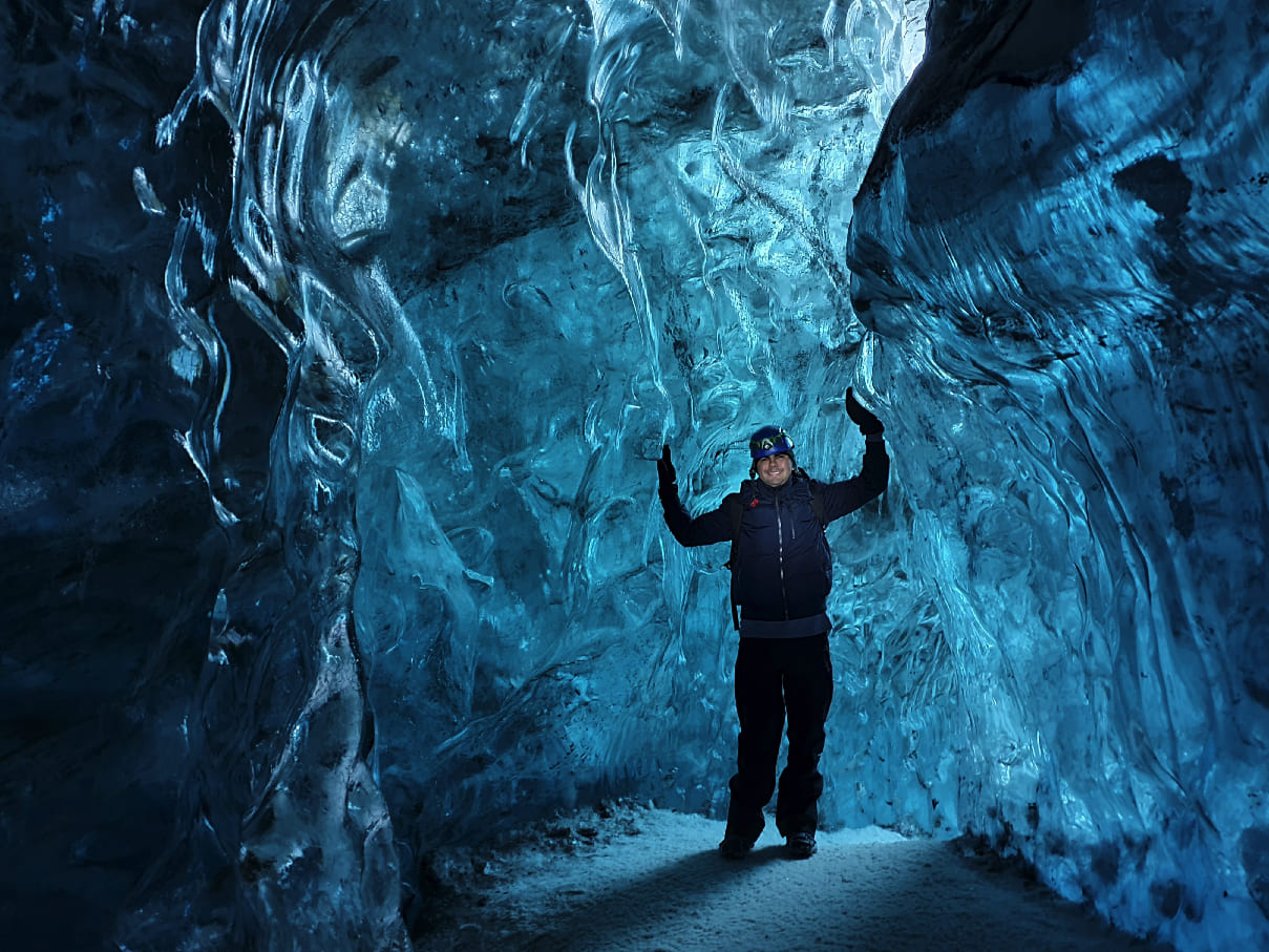 Inside Ice Cave